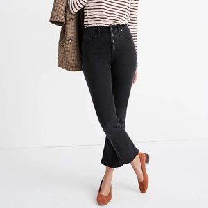 MADEWELL | Cali Demi-Boot Jeans in Bellspring Wash: Button-Front Edition